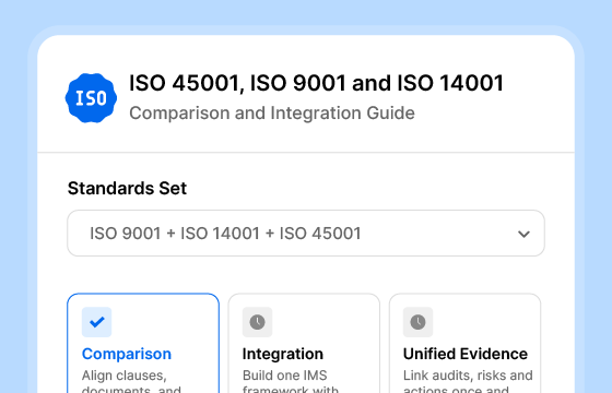 ISO 45001, ISO 9001, and ISO 14001: Comparison and Integration Guide