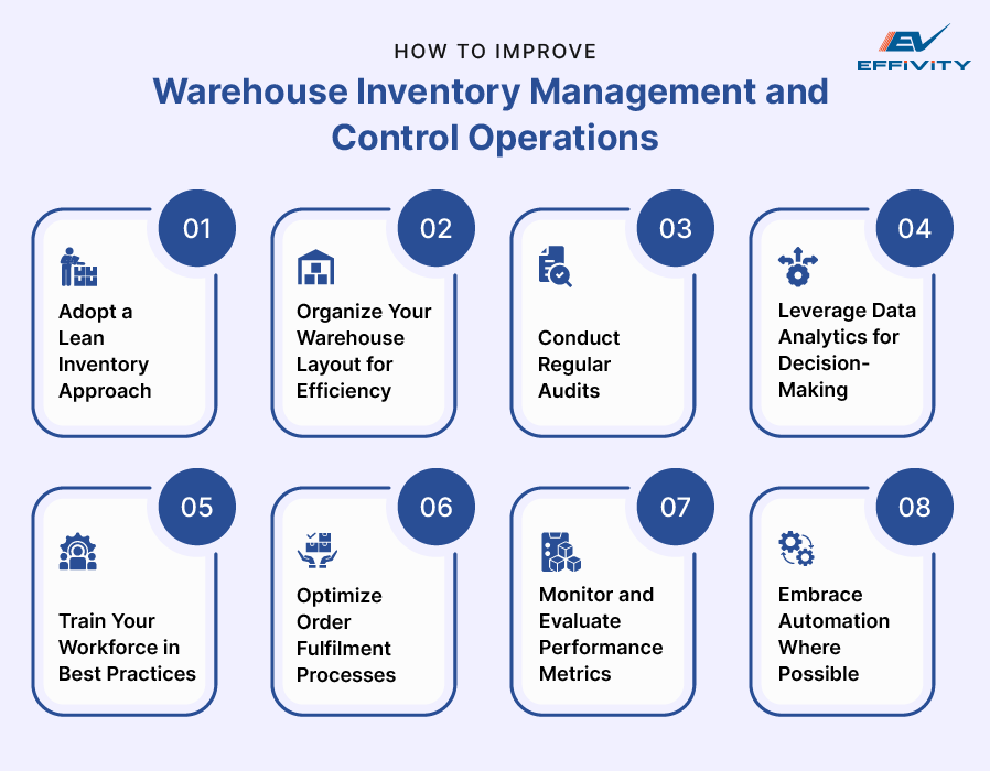 How to Improve Warehouse Inventory Management and Control Operations