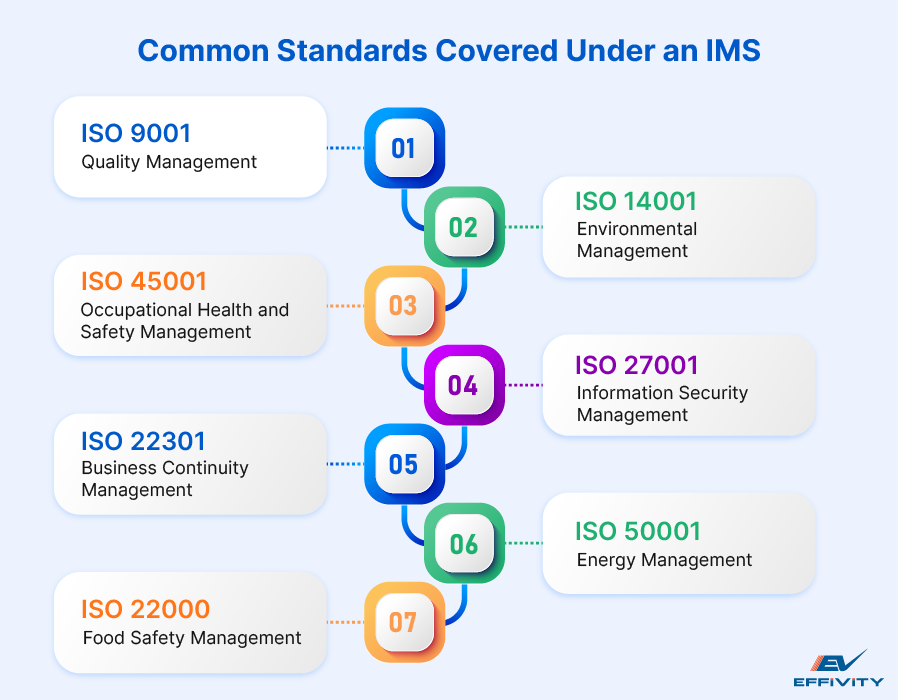 Common Standards Covered Under an IMS